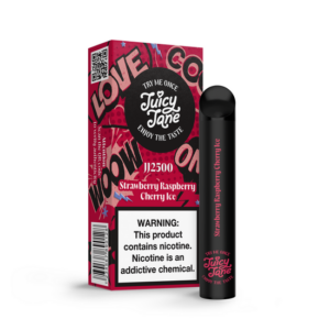Juicy Jane 2500 Strawberry Rasberry Cherry Ice 2% Nicotine | Best Disposable Vape