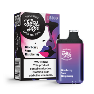 Juicy Jane 5500 Blueberry Sour Rasberry 5% Nicotine | Best Disposable Vape