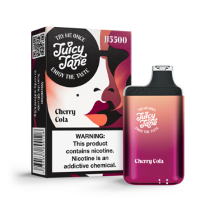 Juicy Jane 5500 Cherry Cola 5% Nicotine | Best Disposable Vape